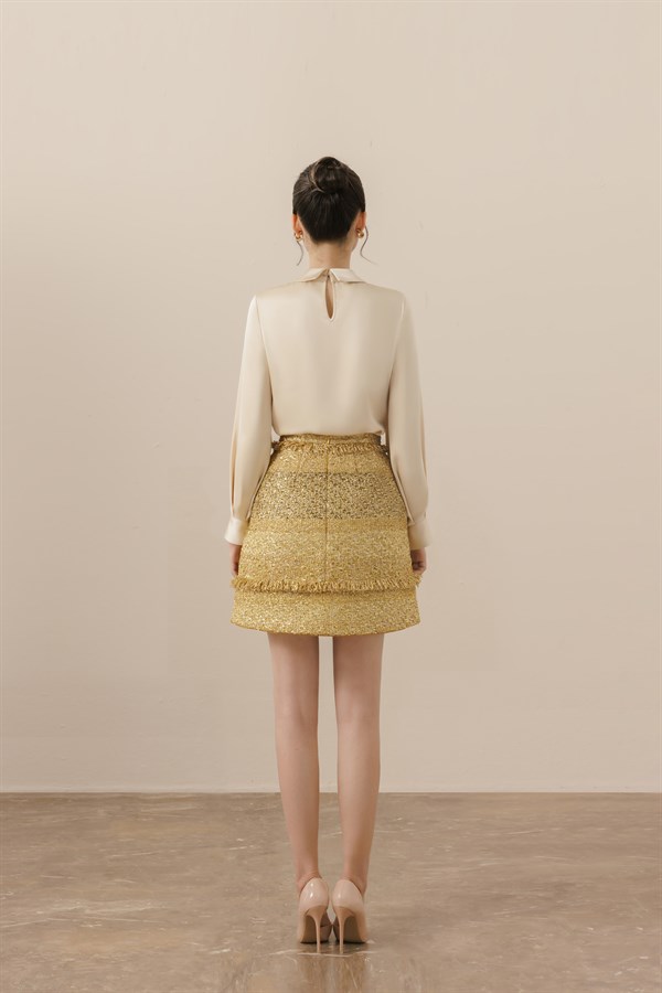 Lavinia Shirt - Beige Yellow